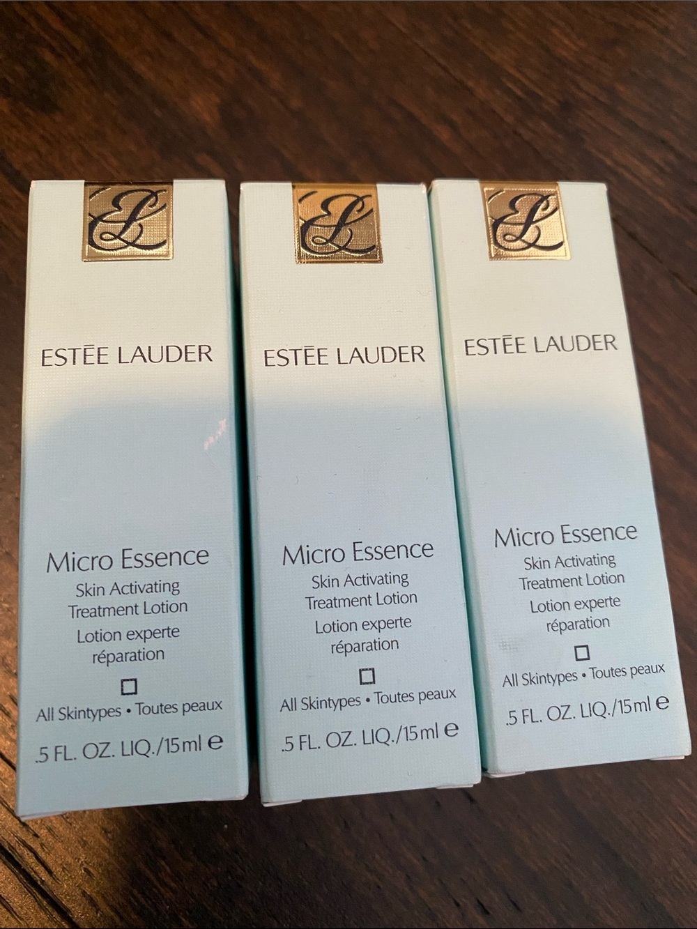 $40 new Estée Lauder Micro Essence Treatment Lotion bundle of 3 travel size